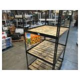 Adjustable Black Metal Frame Built to Fit Onto Pallets - Perfect for Projects Adjustable Black Metal Frame Built to Fit Onto Pallets - Perfect for Projects