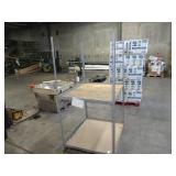 Adjustable Silver Metal Frame Built to Fit Onto Pallets - Perfect for Projects Adjustable Silver Metal Frame Built to Fit Onto Pallets - Perfect for Projects