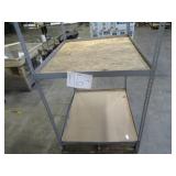 Adjustable Silver Metal Frame Built to Fit Onto Pallets - Perfect for Projects Adjustable Silver Metal Frame Built to Fit Onto Pallets - Perfect for Projects