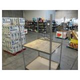 Adjustable Silver Metal Frame Built to Fit Onto Pallets - Perfect for Projects Adjustable Silver Metal Frame Built to Fit Onto Pallets - Perfect for Projects
