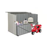 NEW Build-Well 4 ft. x 3 ft. Metal Horizontal Modern Storage Shed without Floor Kit NEW Build-Well 4 ft. x 3 ft. Metal Horizontal Modern Storage Shed without Floor Kit