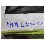 14′ x 48′ 5 oz. Black PE Tarp w/ Advertisement – Reused Billboard – 5 mil Lightweight Duty - A Grade 14′ x 48′ 5 oz. Black PE Tarp w/ Advertisement – Reused Billboard – 5 mil Lightweight Duty - A Grade