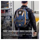 NEW Ergodyne Arsenal 5244 Medic First Responder Trauma Backpack Jump Bag for EMS, Police, Firefighters, Blue NEW Ergodyne Arsenal 5244 Medic First Responder Trauma Backpack Jump Bag for EMS, Police, Firefighters, Blue