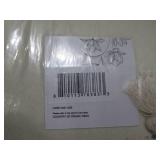 NEW Pair of Throw Pillows with Wooden Buttons - Cream NEW Pair of Throw Pillows with Wooden Buttons - Cream