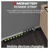 Monster Workshop Heavy-Duty Garage Power Strip Surge Protector - Mountable Heavy-Duty Wide-Spaced 12 Grounded AC Outlets with 6 ft Plug Chord- 1800 Joules Monster Workshop Heavy-Duty Garage Power Strip Surge Protector - Mountable Heavy-Duty Wide-Spaced 12 Grounded AC Outlets with 6 ft Plug Chord- 1800 Joules