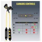 NEW KICKER Bluetooth Wireless Earbuds | Passive Noise Reducing w/Built-in Mic  Water Resistant NEW KICKER Bluetooth Wireless Earbuds | Passive Noise Reducing w/Built-in Mic  Water Resistant