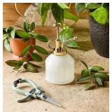 NEW Modern Sprout Gardening Shears and Glass Plant Mister Set - Gray NEW Modern Sprout Gardening Shears and Glass Plant Mister Set - Gray