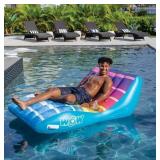 NEW WOW Sports Sunset Chaise Lounge Inflatable Pool and Beach Chair NEW WOW Sports Sunset Chaise Lounge Inflatable Pool and Beach Chair