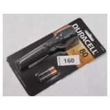 NEW Duracell 80 Lumen Heavy Duty Rubber Flashlight for Everyday Use - Rubberized Construction with Comfort Grip Design with 2-AAA Batteries Included NEW Duracell 80 Lumen Heavy Duty Rubber Flashlight for Everyday Use - Rubberized Construction with Comfort Grip Design with 2-AAA Batteries Included