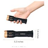 NEW Duracell 350 Lumen Aluminum Focusing Flashlight - Ultra-Light - 3 Modes and 3-AAA Batteries Included NEW Duracell 350 Lumen Aluminum Focusing Flashlight - Ultra-Light - 3 Modes and 3-AAA Batteries Included