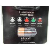 NEW DURACELL 450 Lumen High-Intensity Multi-Function LED Headlamp - Comfortable and Ultra-Strong Design with 5 Modes and 3-AAA Batteries Included NEW DURACELL 450 Lumen High-Intensity Multi-Function LED Headlamp - Comfortable and Ultra-Strong Design with 5 Modes and 3-AAA Batteries Included