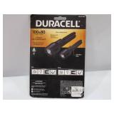 NEW Duracell 80 & 100 Lumens Heavy Duty Rubber LED Flashlights - Pack of 2 Flashlights NEW Duracell 80 & 100 Lumens Heavy Duty Rubber LED Flashlights - Pack of 2 Flashlights