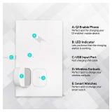 Wasserstein 3-in-1 Wireless Charging Station Compatible with Samsung, Apple, Google and Other Qi-Enabled Devices Wasserstein 3-in-1 Wireless Charging Station Compatible with Samsung, Apple, Google and Other Qi-Enabled Devices