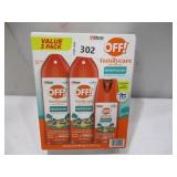 NEW OFF Family Care Mosquito Repellent Smooth and Dry 2 x 6oz and 2.5oz NEW OFF Family Care Mosquito Repellent Smooth and Dry 2 x 6oz and 2.5oz