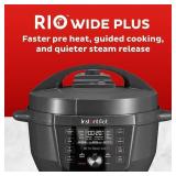 Instant Pot RIO Wide Plus, 7.5 Quarts 35% Larger Cooking Surface, 9-in-1 Electric Multi-Cooker, Pressure Slow Cooker, Rice Cooker, Steamer-XL Instant Pot RIO Wide Plus, 7.5 Quarts 35% Larger Cooking Surface, 9-in-1 Electric Multi-Cooker, Pressure Slow Cooker, Rice Cooker, Steamer-XL