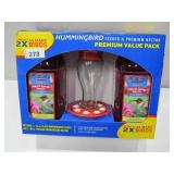 NEW Pennington Hummingbird Feeder & Premium Nectar Pack NEW Pennington Hummingbird Feeder & Premium Nectar Pack