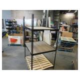 Adjustable Black Metal Frame Built to Fit Onto Pallets - Perfect for Projects Adjustable Black Metal Frame Built to Fit Onto Pallets - Perfect for Projects