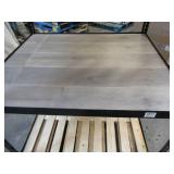 Adjustable Black Metal Frame Built to Fit Onto Pallets - Perfect for Projects Adjustable Black Metal Frame Built to Fit Onto Pallets - Perfect for Projects