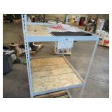 Adjustable White Metal Frame Built to Fit Onto Pallets - Perfect for Projects Adjustable White Metal Frame Built to Fit Onto Pallets - Perfect for Projects