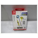 NEW PowerA FORTNITE Themed Wired Earbuds - Yellow NEW PowerA FORTNITE Themed Wired Earbuds - Yellow