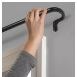 NEW ULoft Blackout Curtain Rod, 60" to 120" - Matte Black NEW ULoft Blackout Curtain Rod, 60" to 120" - Matte Black