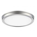 Energetic 14” Slim LED Flush Mount Light Fixture - 1 Light - Brushed Nickel Energetic 14” Slim LED Flush Mount Light Fixture - 1 Light - Brushed Nickel