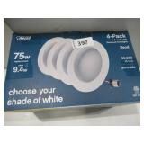 Feit Electric 75W Replacement 5-CCT LED Recessed Downlight 4PK Feit Electric 75W Replacement 5-CCT LED Recessed Downlight 4PK