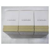 Luminara Set of Three Glass Ornaments with Flameless Tealight Candle - Harvest Luminara Set of Three Glass Ornaments with Flameless Tealight Candle - Harvest