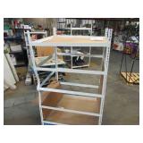 Adjustable White Metal Frame Built to Fit Onto Pallets - Perfect for Projects Adjustable White Metal Frame Built to Fit Onto Pallets - Perfect for Projects