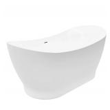 NEW  Appollo Kalisto 66 Seamless Freestanding Bathtub with Center Drain - WHITE NEW  Appollo Kalisto 66 Seamless Freestanding Bathtub with Center Drain - WHITE