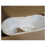 NEW  Appollo Kalisto 66 Seamless Freestanding Bathtub with Center Drain - WHITE NEW  Appollo Kalisto 66 Seamless Freestanding Bathtub with Center Drain - WHITE