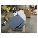Large Gray Sectional Couch - Clean but Small Seam Tear Large Gray Sectional Couch - Clean but Small Seam Tear