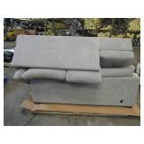 Large Gray Sectional Couch - Clean but Small Seam Tear Large Gray Sectional Couch - Clean but Small Seam Tear