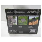 Artika Blaze 20 LED Bulb Outdoor Solar String Lights - 42 Feet - Matte Black Artika Blaze 20 LED Bulb Outdoor Solar String Lights - 42 Feet - Matte Black