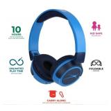 NEW Altec Lansing 2-in-1 Bluetooth Kid-Safe Headphones - Knight Blue NEW Altec Lansing 2-in-1 Bluetooth Kid-Safe Headphones - Knight Blue