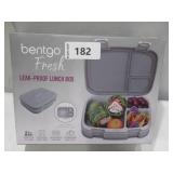 NEW Bentgo Fresh 4-Compartment Leak-Proof Lunch Box - Gray NEW Bentgo Fresh 4-Compartment Leak-Proof Lunch Box - Gray