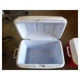 2 Rubbermaid Coolers 2 Rubbermaid Coolers