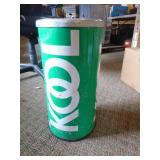 Vintage Kool Metal Ash Can Vintage Kool Metal Ash Can