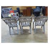 3 Outdoor/Patio Chairs 3 Outdoor/Patio Chairs