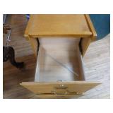 2 Drawer Wooden File Cabinet 2 Drawer Wooden File Cabinet