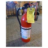 Dolly and Fire Extinguisher Dolly and Fire Extinguisher