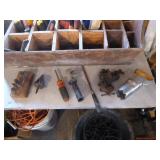 Vintage Wooden Tool Caddy Vintage Wooden Tool Caddy