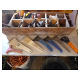 Vintage Wooden Tool Caddy Vintage Wooden Tool Caddy