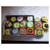 16 Tape Measures 16 Tape Measures