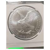 2025 AMERICAN SILVER EAGLE NGC MS70