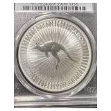 2025 AUSTRALIAN SILVER KANGAROO PCGS MS69