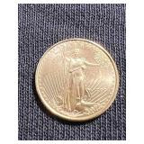 1999 AMERICAN GOLD EAGLE 1/10TH OZ .999 FINE GOLD