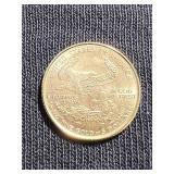 1999 AMERICAN GOLD EAGLE 1/10TH OZ .999 FINE GOLD