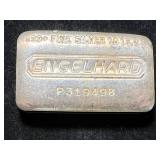 10 TROY OZ .999 FINE SILVER ENGELHARD BAR