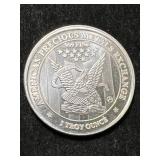 1 TROY OZ .999 FINE SILVER APMEX ROUND